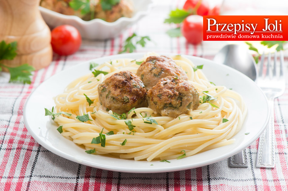 SPAGHETTI WITH BAKED MEATBALLS RECIPE